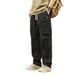 Paratrooper Cargo Men Straight Leg Summer Thin American Style Trendy Cool Sports Large Pocket Zipper Casual Long Pants_viptrois.com