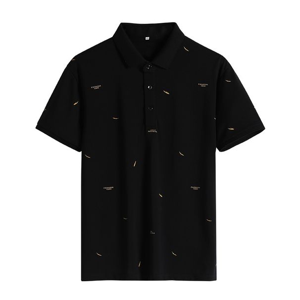 Men's Short-Sleeved Polo Shirts Men's Lapel Fashion Casual Short-Sleeved T-Shirts_viptrois.com