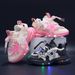 Girls' Shoes Autumn New Style LED Light Shoes Sports Mesh Shoes Small Children's Running Shoes Girls Dad Shoes_viptrois.com