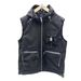 Men's Fall Solid Color Hooded Vest – Lightweight Quick-Dry, Multi-Pocket Utility Sleeveless Jacket For Casual & Outdoor Wear_viptrois.com