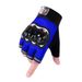 Men's motorcycle half finger motorcycle plus velvet autumn and winter non slip touch screen bicycle riding outdoor fitness gloves_viptrois.com