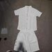 Men's Linen Short Sleeve Shirt And Shorts Set - Retro Casual Pure Color Summer Outfit_viptrois.com
