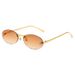 RETRO ROUND - Unisex Frameless Sunglasses (Vintage-Inspired Shades, Lightweight Metal Frame, Hot Seller)_viptrois.com
