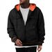 Men's Fleece-lined Hooded Zip-up Sweatshirt - Winter Warm Pullover With Pockets, Casual Streetwear For Teens & Adults_viptrois.com