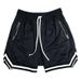 Men's Clothing Summer Thin Shorts Mesh Sports Basketball Shorts Men's Running Training Breathable Fitness Shorts Loose Type_viptrois.com