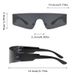 Celebrity Same Style Sun Sunglasses All In One Couple Punk Style Street Shooting Concave Shape Strange Shape Sunglasses_viptrois.com