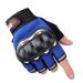 Motorcycle Gloves Full Protection Outdoor Rider Long Riding Half Finger Non-Slip Wear-Resistant Sports Men_viptrois.com