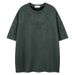 Men's Clothing Summer Street Suede Thorn Embroidery Short Sleeved T Shirt For Men And Women Retro Hiphop American High Street Half Sleeve Trend_viptrois.com