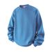 Men's Heavyweight Air Cotton Crewneck Sweatshirt - Drop Shoulder Long Sleeve T-shirt, Casual Relaxed Fit, Soft & Breathable, Multiple Colors_viptrois.com