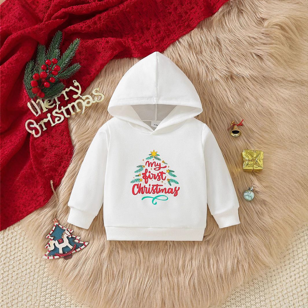 Kids' Clothing Specially Supply The New Ins Hot Selling Baby Girl Hooded Printed Sweatshirt_viptrois.com