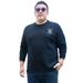 Large Size Men's Clothing, New Ribbed Closed Simple Sweater Men's Fattened Plus Size Long-sleeved Crew Neck Sweater Men's Fat_viptrois.com