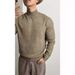 Men's Clothing Slim Fit Semi-Turtleneck Sweater - Stretchable Knit Pullover For Muscle Fit, Long Sleeve Thermal Base Layer, Retro Style Casual Wear_viptrois.com
