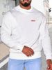 Polar Fleece Solid Color Round Neck Sweater Mens Candy Cotton Long Sleeve Working Clothes_viptrois.com