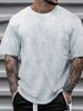 With Brand Logo 100% Cotton Summer Men Loose T-Shirts Casual Breathable Short Sleeves Fashion Outdoor High Street Top_viptrois.com