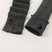 Ruffled Arm Warmers For Women, Warm Extended Cotton Gloves, Half-Finger Solid Color Long Sleeve Covers, Fingerless_viptrois.com