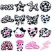 Cow Style Shoe Flower Shoe Buckle PVC Soft Rubber Shoe Accessories Accessories Sandals Decorative Buckle_viptrois.com