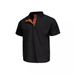 Men's Corduroy Henley Shirt - Short Sleeve Casual T-Shirt With Button Placket (S-5XL, Breathable Polyester, Relaxed Fit)_viptrois.com