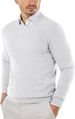 Pure 2025 Foreign Trade Men's Round Neck Sweater Solid Color Casual Autumn Winter Pullover Business Knitwear Base Shirt In_viptrois.com