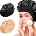 Wide-brimmed High-elasticity Headscarf, Beauty Hat, Bath Hat, Hair Care Hat, Women's Care Color Hat, Nightcap_viptrois.com