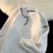 Men's Clothing Stitching Hole Sweater Men's Round Neck Autumn And Winter High Street Ins American Retro Pullover Knitted_viptrois.com