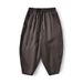 Men's Clothing Spring And Summer Linen Pants Thin Mid Rise Baggy Pants Loose Large Harem Pants _viptrois.com