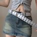 Punk Style For Women, Denim Cargo Pants, Versatile Simple Belt, Metal Waist Chain, Matching Skirt Belt_viptrois.com