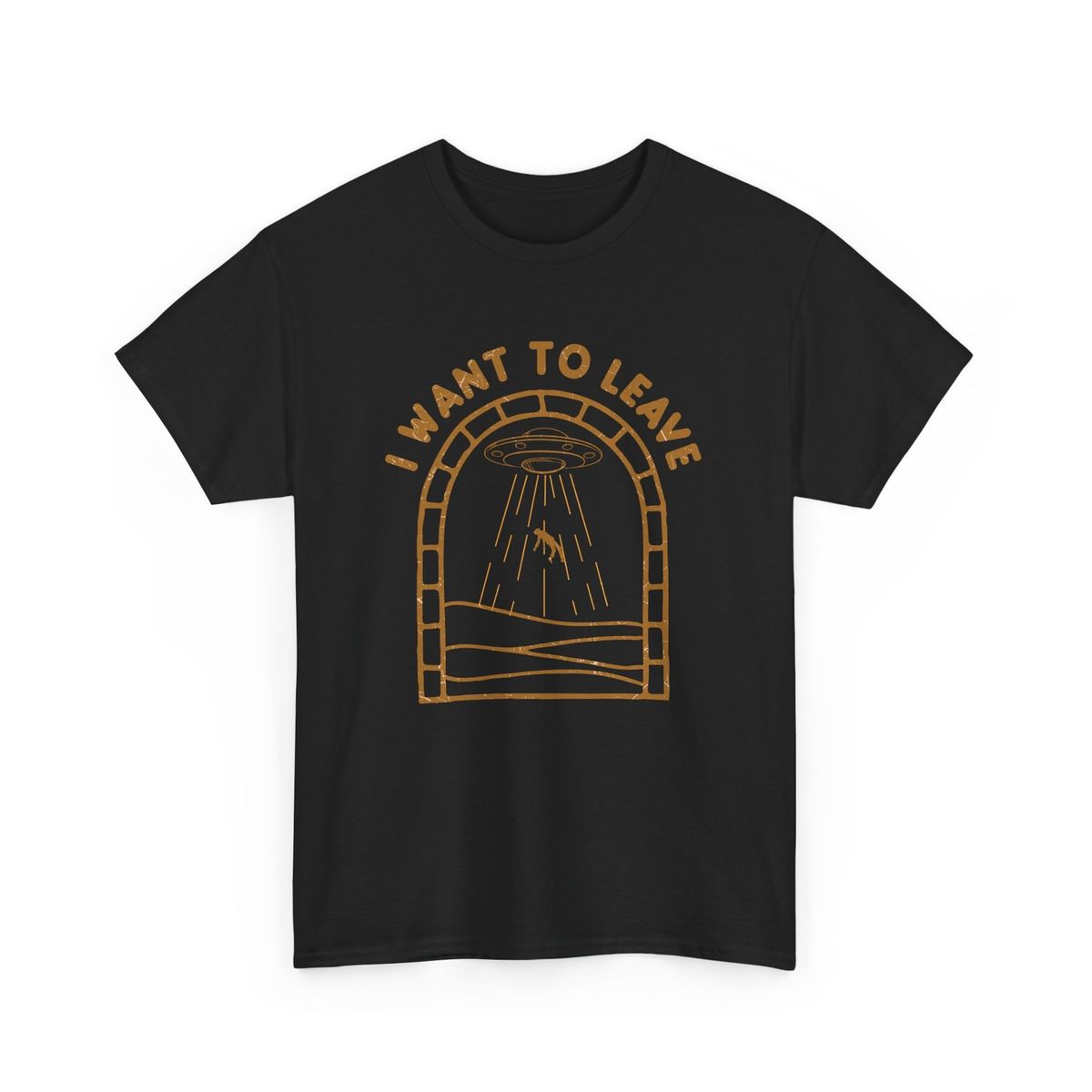 I Want To Leave Shirt | Alien Abduction Shirt | UFO Graphic Tee | Space Fan Gift_viptrois.com