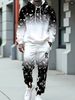 Men's 3D Digital Print Hoodie & Jogger Set – Trendy Streetwear Pullover With Matching Pants, Relaxed Fit Casual Outfit_viptrois.com