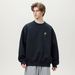 Men's Heavyweight 380g Oversized Crewneck Sweatshirt With Unique Embroidery - Trendy Casual Pullover Hoodie Alternative For Streetwear Lovers_viptrois.com