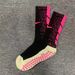 Sport Socks Colorful Football Socks With Shock Absorption And Non Slip Towel Sole, Thickened Mid Tube Non Slip Socks, Breathable Long Sports Socks_viptrois.com