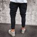 Loom Trendy Jeans For Men On And America, Popular Fashion Light Blue Skinny Fit 2018 New Arrival Europe Station_viptrois.com