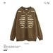 Men's Clothing Retro High Street Washed Distressed Hole Hooded Sweatshirt Men's Loose Large Size Men's Fashion Brand Autumn And Winter_viptrois.com