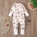 Christmas Children's spring and fall girls long-sleeved Santa Claus onesie climbing suit Ha clothing children's ins_viptrois.com
