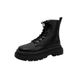 European Warm Series 2025 Autumn Winter New British Style Leather Thick Sole High Top Snow Martin Boots Shoes Men_viptrois.com