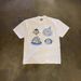 Pure Cotton T-Shirt Oversized Dessert Print Couple Short Sleeved For Women And Men Heavyweight 250g_viptrois.com