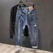 Men's Clothing Jeans Fashion Brand Slim Fit Retro Washed Embroidered Stretch Pants_viptrois.com