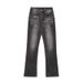 Men's Clothing Retro Washed Distressed Flared Jeans High Street Trendy Loose Casual Versatile Casual Trousers_viptrois.com