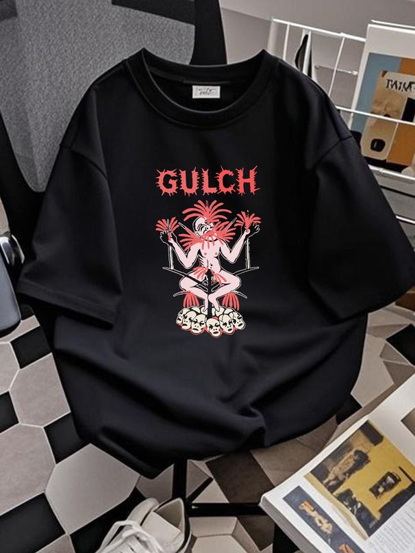 Gulch Band Camp Violence For A Reason T-shirt Classic In Black Cotton S-5XL PT92 Streetwear Fashion Soft Top For Everyday Wear Stretched Summer_viptrois.com