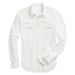 Men's Clothing Long Sleeved Ivory Washed Denim Shirt Button Decoration Pure Cotton Retro Slim Denim Shirts_viptrois.com