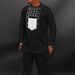 Men's Clothing Trousers Jacket Shirt Solid Color Long Sleeve Set_viptrois.com