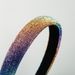 Fashionable and Shiny Full Diamond Hair Accessories with Simple Temperament Rainbow High-quality Headband Suitable for Shopping and Parties_viptrois.com