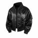 Retro Stand-Collar Jacket – Windproof Polyester (S-3XL, Black/Gray/Wine, Multipocket)_viptrois.com