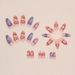 Nails Art & Tools Round Head Bright Eyes Colorful Manicure Gradient Blooming Star Manicure Nails Finished Nails_viptrois.com