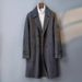 Loom Loom Europe Station 2024 Double-Sided Wool Suit Collar Woolen Men's Cashmere Coat Mid-Length Jacket_viptrois.com