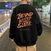 Loom Loom Vibe Style Round Neck Sweatshirt For Men, Spring Autumn, Light European American Street Style, Handsome Top, Trendy And_viptrois.com