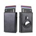 Passport Covers & Wallets AirTag Wallet Carbon Fiber Magnetic Card Holder Men's Wallet RFID Multi Card Slot Men's Wallet_viptrois.com
