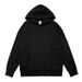 Pure Cotton Heavy Terry Cardigan Hooded Sweater Men's Short And Wide Fashion Trendy Version Solid Color Coat_viptrois.com