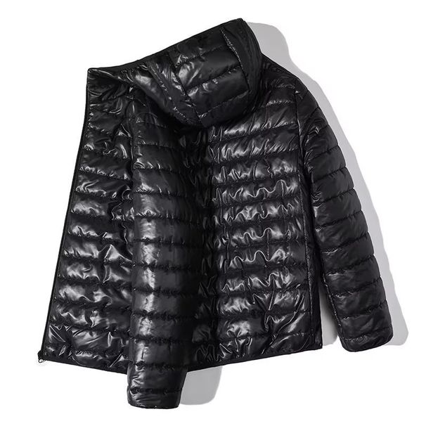 Men's Slim-Fit Stand Collar Lightweight Puffer Jacket – Poly-Cotton Blend, 6 Versatile Colors ( Side Pockets, Wrinkle-Resistant)_viptrois.com