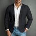 Men's Clothing New European And American Men's Casual Suits For Foreign Trade Waffle Fashion Solid Color Single Breasted Three Button Suit_viptrois.com