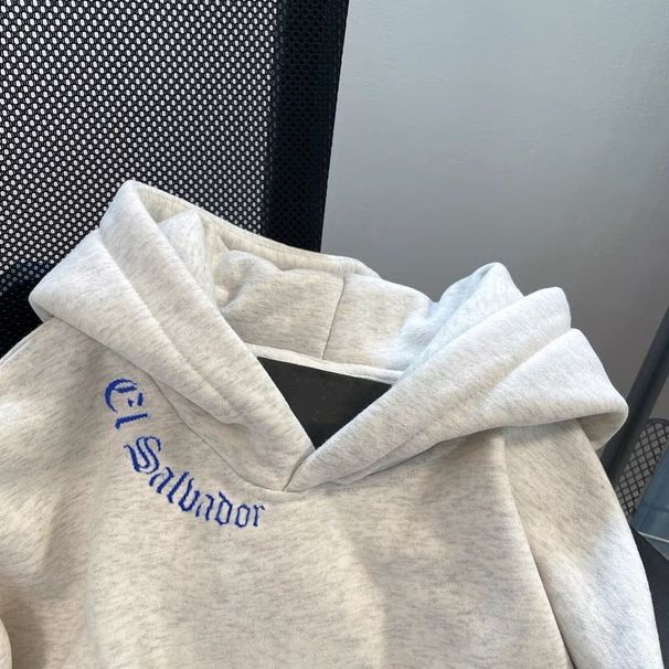 American Oversize High-End Hoodie For Men Women, Autumn And Winter High Street Hip-Hop Trendy Brand Fleece Jacket_viptrois.com